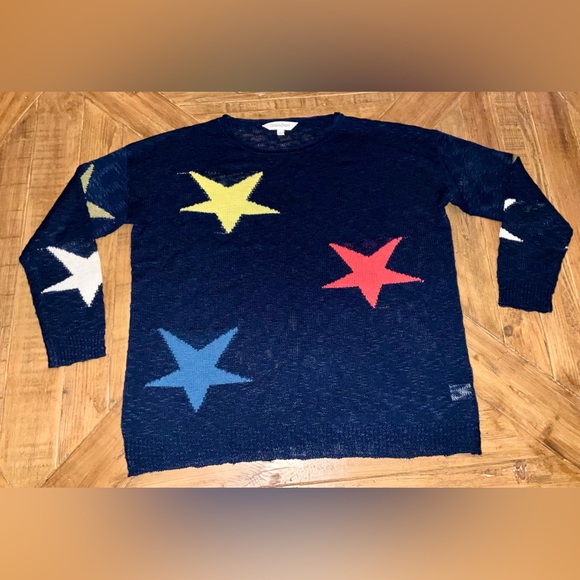 ⭐️Davi & Dani boutique sweater - very lightweight, loose, & comfy - size large - Picture 2 of 10